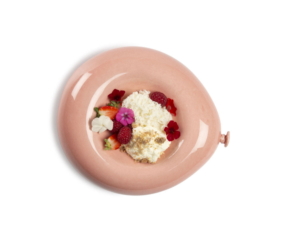 Porcelain serving platter, Balloon - 100% Chef