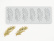 Silicone mould for Tuille, Fern - 100% Chef