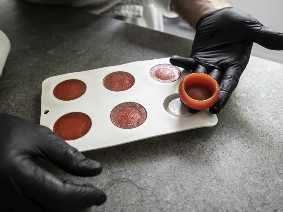 Silikonform für Dekoration, Schale - 100% Chef