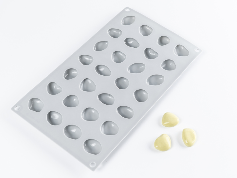 Moule en silicone pour la décoration, pierre - 100% chef dans le groupe Pâtisserie / Moules / Moules en silicone l\'adresse The Kitchen Lab (1532-31080)