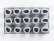 Silikonform für Dekoration, Knochenmark - 100% Chef