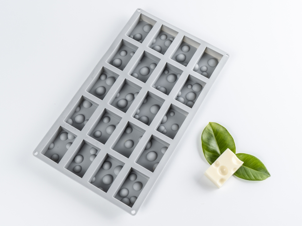 Silicone mould for decoration, Emmentaler - 100% Chef in the group Baking / Baking moulds / Silicone moulds at KitchenLab (1532-31082)
