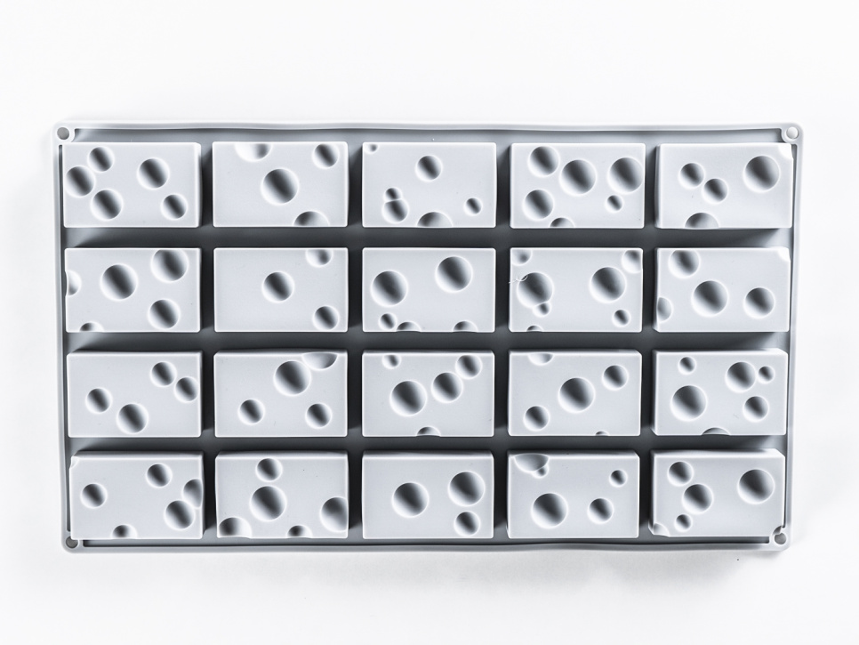 Silicone mould for decoration, Emmentaler - 100% Chef