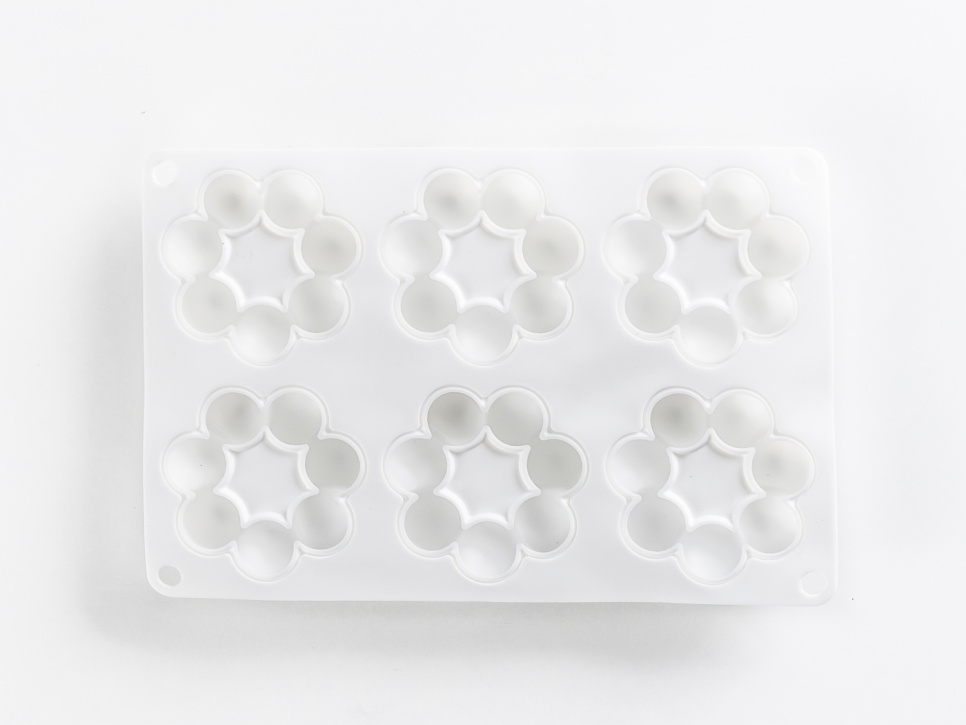 Silicone mould for decoration, Flower - 100% Chef