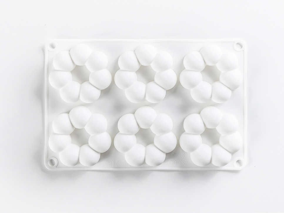 Silicone mould for decoration, Flower - 100% Chef