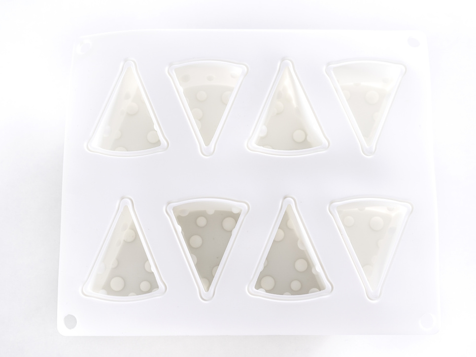 Silikonform für Dekoration, Edamer - 100% Chef