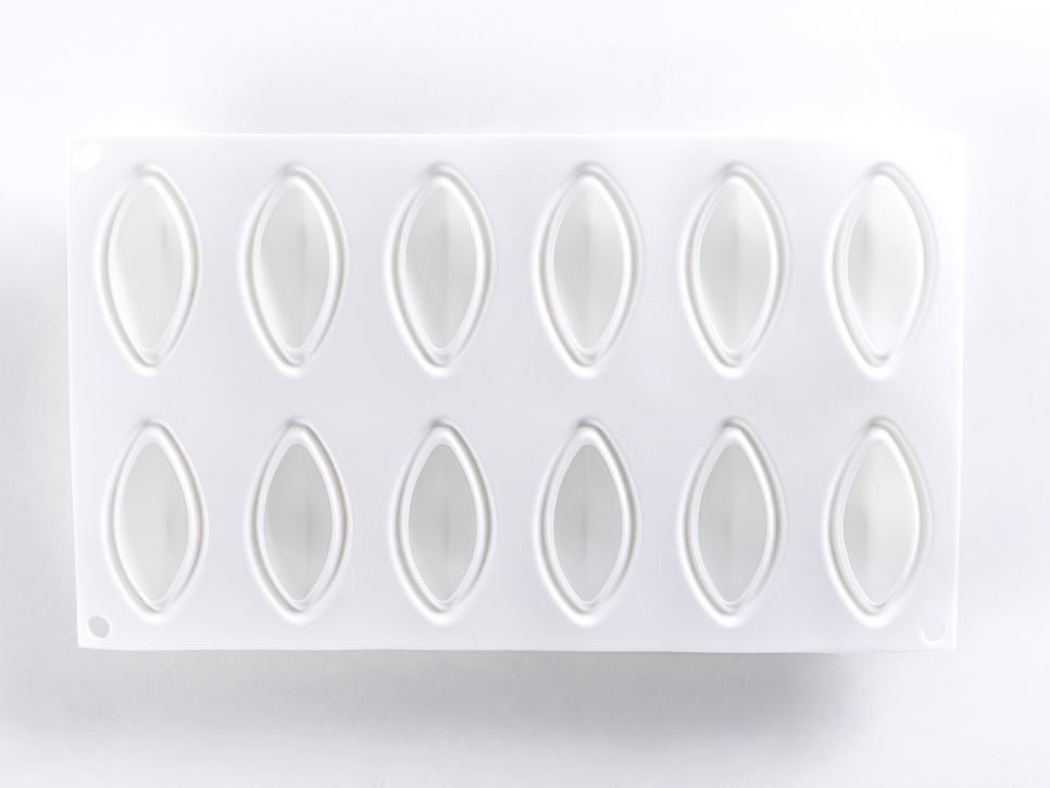 Silicone mould for decoration, Quenelle - 100% Chef