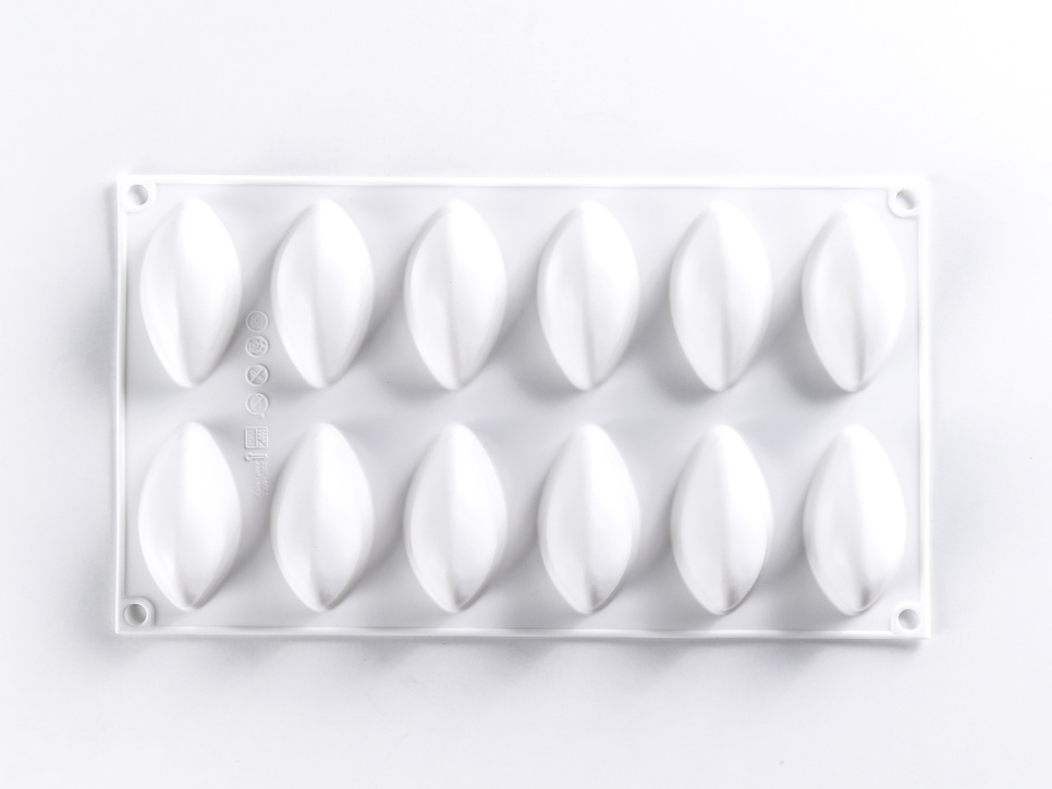 Silicone mould for decoration, Quenelle - 100% Chef