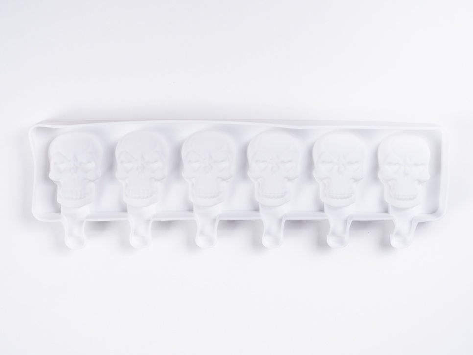 Silicone mould for ice cream, Skull - 100% Chef