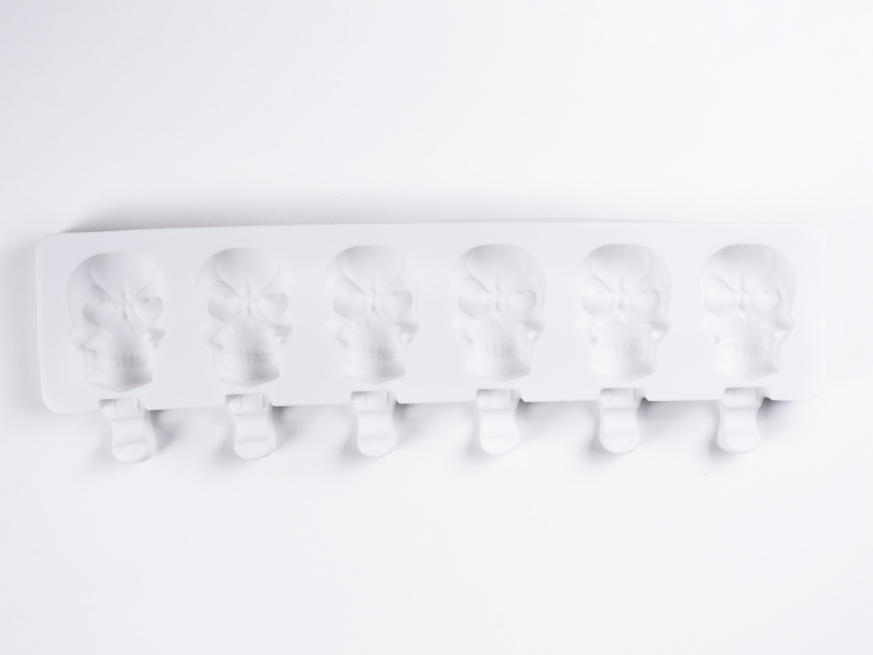 Silicone mould for ice cream, Skull - 100% Chef