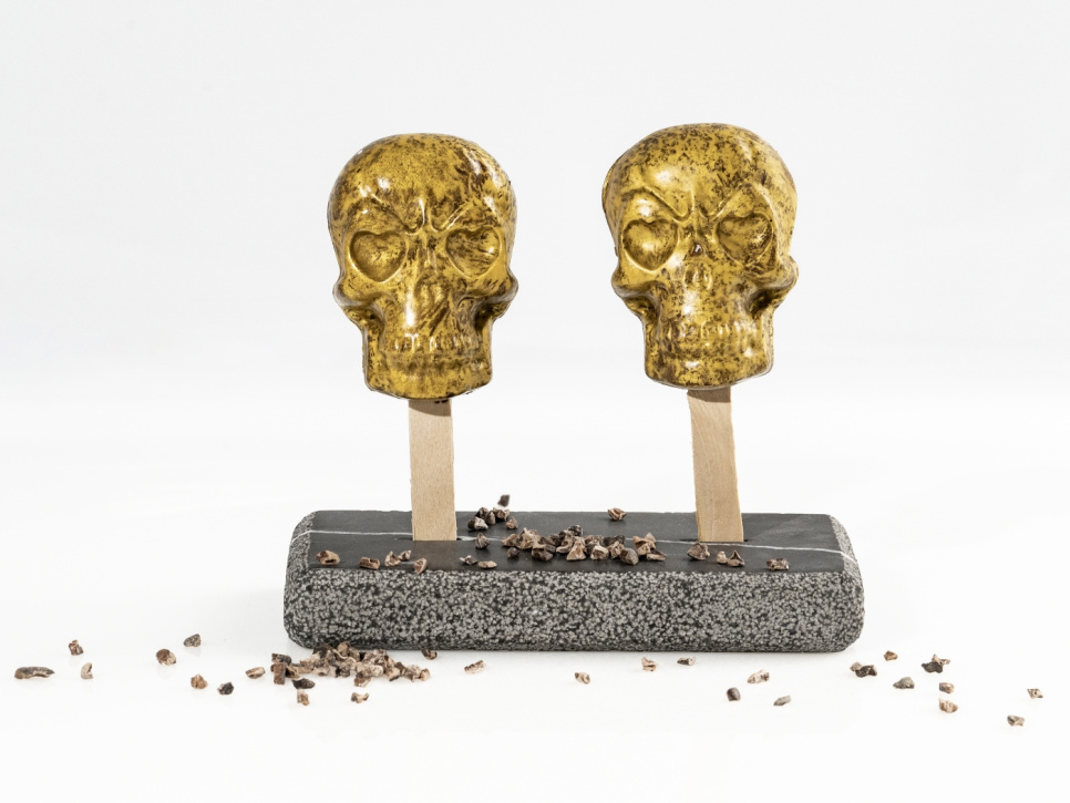 Silicone mould for ice cream, Skull - 100% Chef