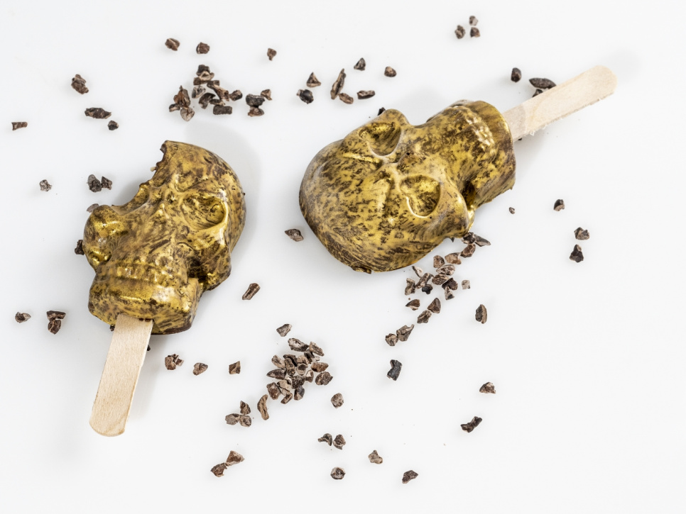 Silicone mould for ice cream, Skull - 100% Chef