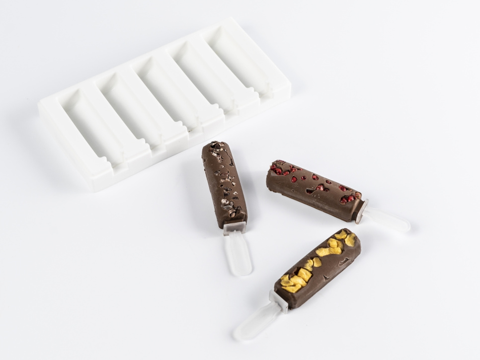 Silikonform für Dekoration, Mini-Eiscreme-Stiel Modell 2 - 100% Chef in der Gruppe Backen / Backformen / Silikonformen bei The Kitchen Lab (1532-31092)