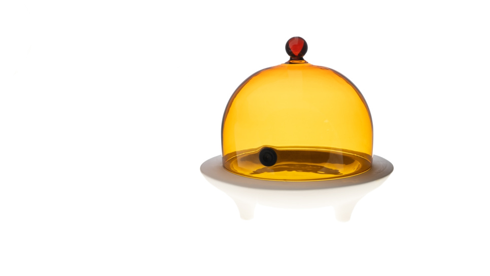 Cloche en verre pour pistolet à fumée ø18 cm, Ambre - 100% Chef