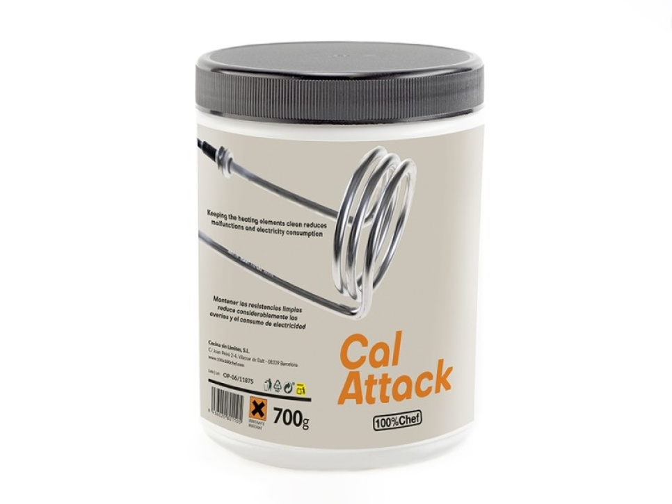 Nettoyant pour circulateur de sous-vide, Cal Attack, 700g - 100% Chef dans le groupe Cuisine / La cuisson sous vide / Accessoires pour la cuisson sous-vide l\'adresse The Kitchen Lab (1532-31102)