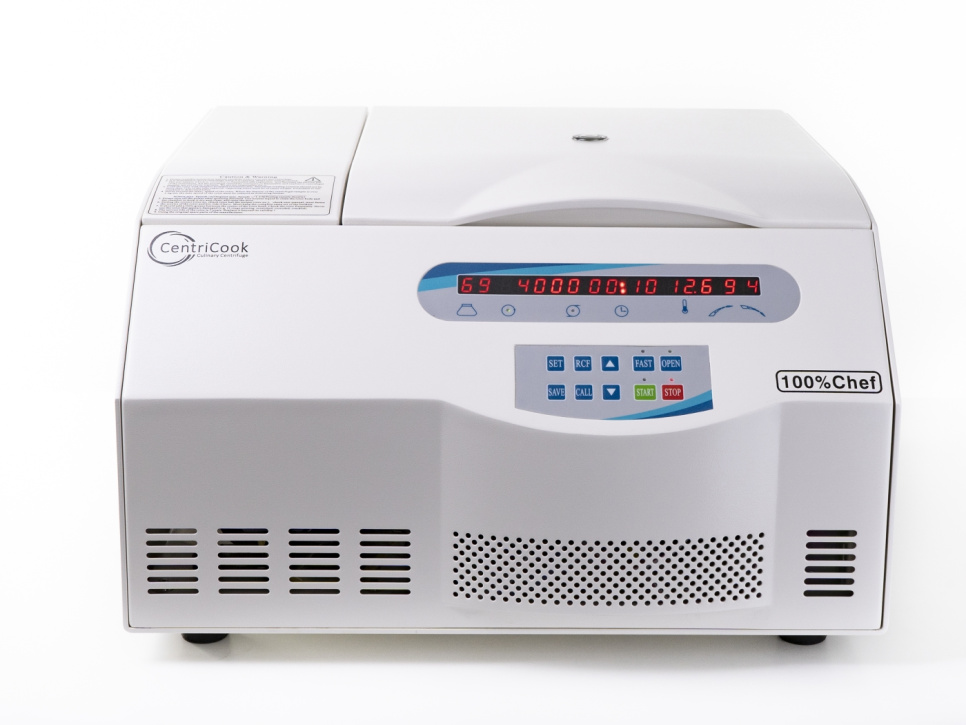 CentriCook Chiller, centrifugeuse pour la cuisine et les boissons avec fonction de refroidissement - 100% Chef dans le groupe Cuisine / Cuisine moléculaire / Équipements pour la gastronomie moléculaire l\'adresse The Kitchen Lab (1532-31122)