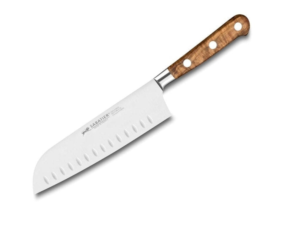 Couteau Santoku Idéal Provence Bord Cannelé 18 cm - Sabatier Lion dans le groupe Cuisine / Couteaux de cuisine / Couteaux Santoku l\'adresse The Kitchen Lab (1544-14562)