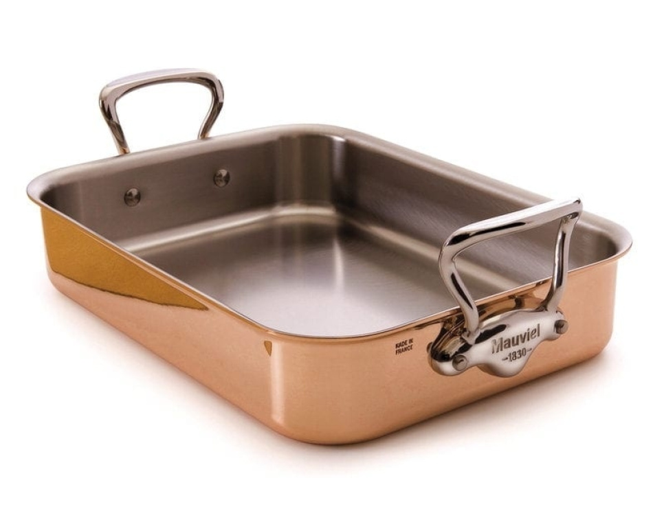 M\'150s Copper oven pan 35x25cm - Mauviel in the group Cooking / Oven dishes & Gastronorms / Oven tins at KitchenLab (1544-14575)