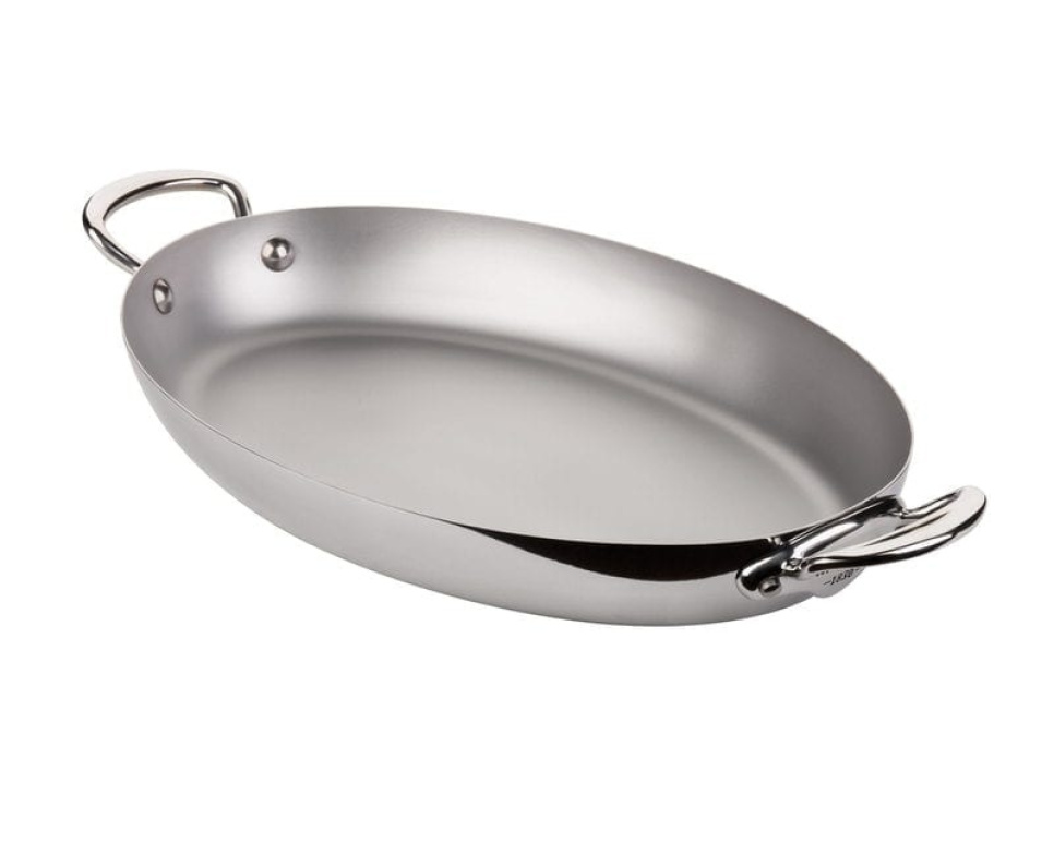 Cook Style Stainless steel pan with two handles, 30cm Mauviel Shop