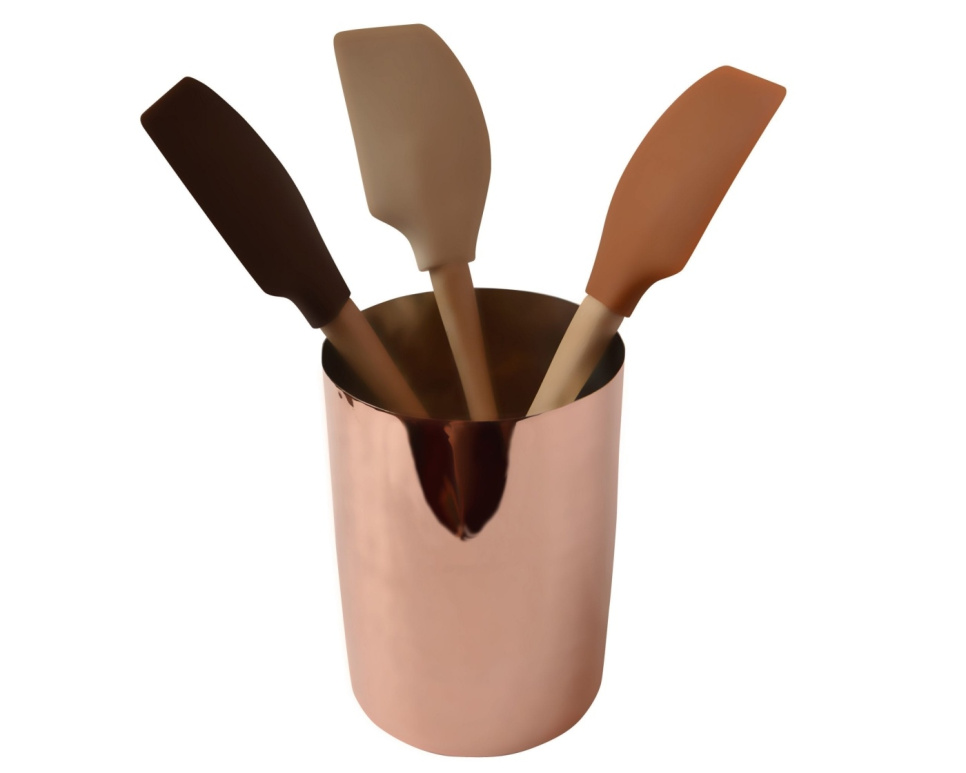 Pot à ustensiles en cuivre brossé, ø12 cm dans le groupe Cuisine / Ustensiles de cuisine / Stockage l\'adresse The Kitchen Lab (1544-14682)