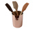Utensil jug in hammered copper, ø12 cm