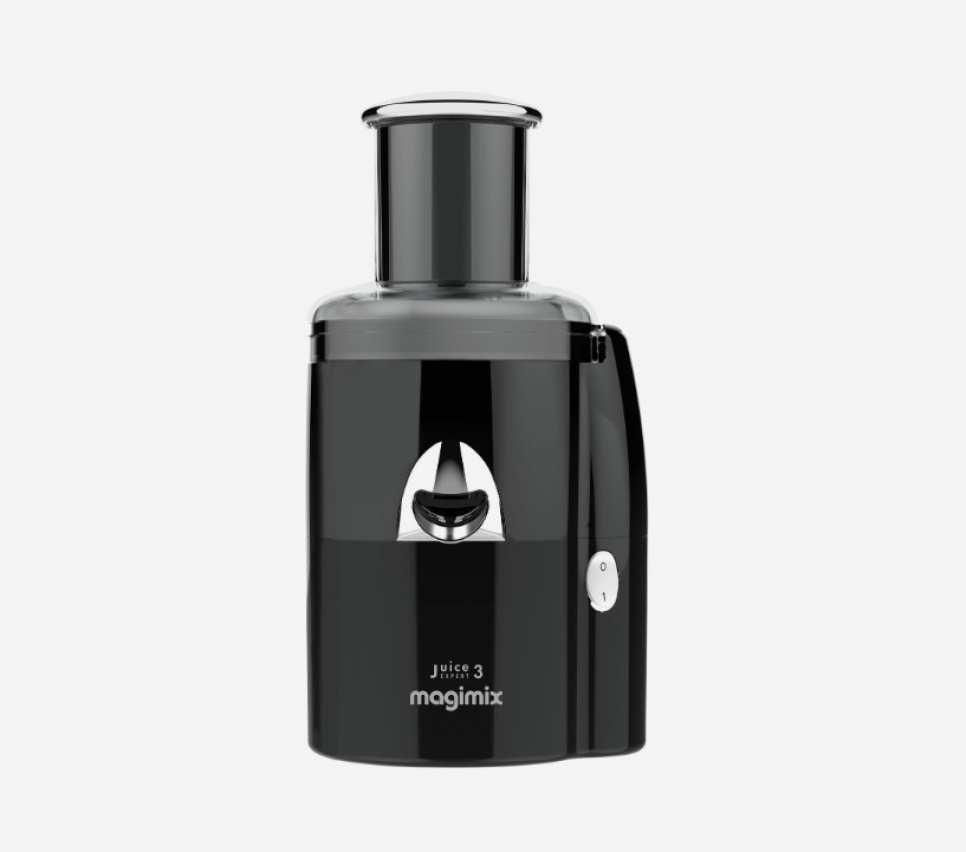 Juice Expert 3 juicer/raw juice centrifuge black/metal - Magimix in the group Kitchen appliances / Juicers & Juicing Machines / Raw juice centrifuges at KitchenLab (1544-18303)