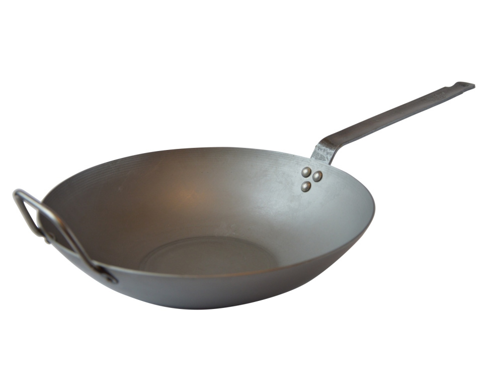 Wok in carbon steel, 30 cm - Mauviel in the group Cooking / Frying pan / Wok pans at KitchenLab (1544-20462)