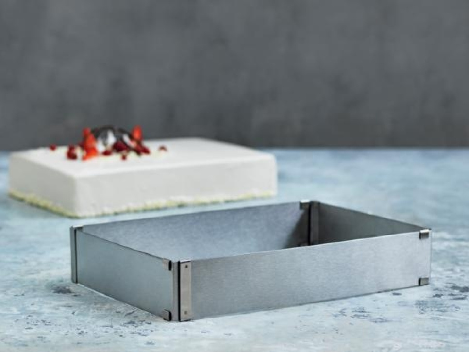 Adjustable baking dish, rectangular - Blomsterberg