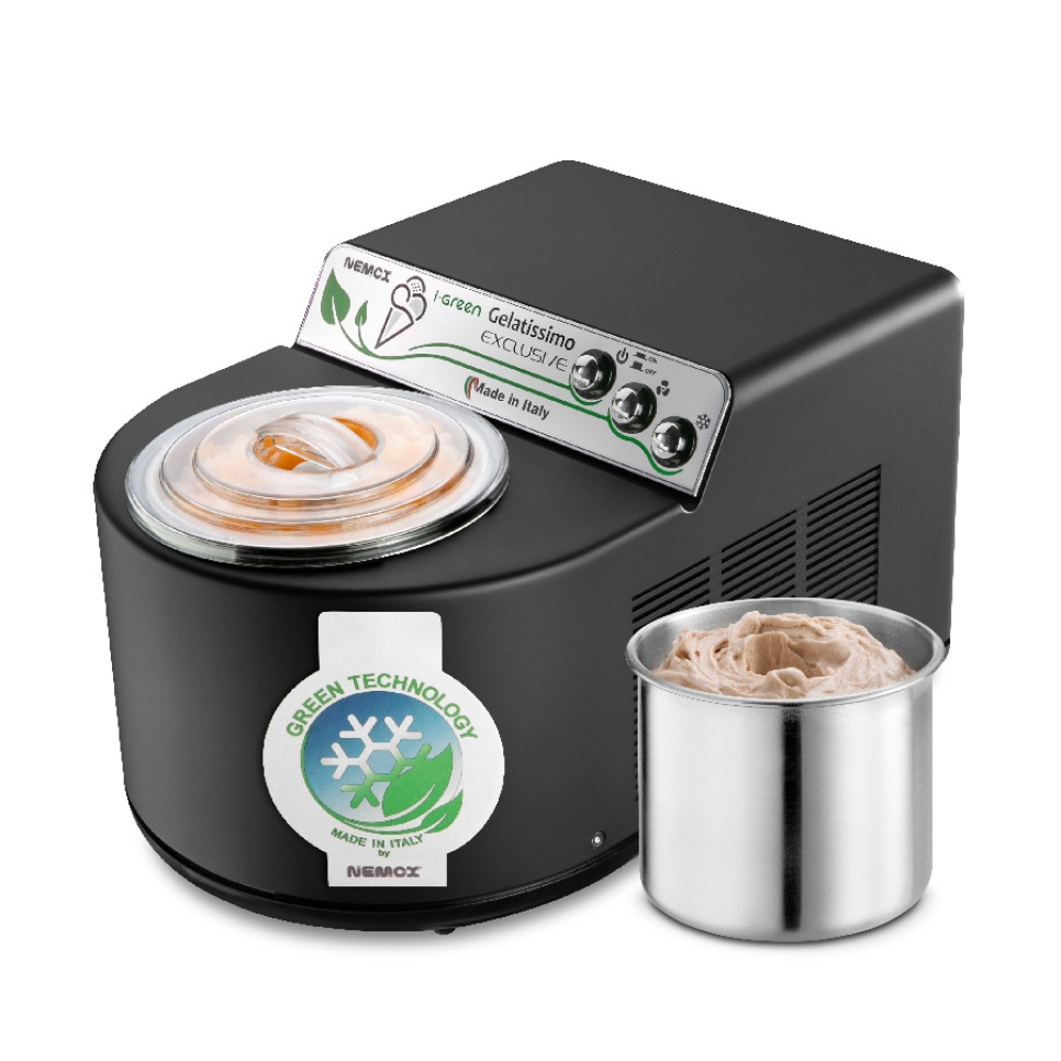 Ice cream maker Gelatissimo Exclusive I-Green - Nemox in the group Kitchen appliances / Cool & Freeze / Ice cream machines at KitchenLab (1544-28266)