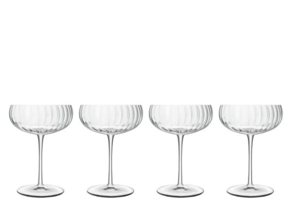 Coupe / Champagne glasses, Optica, 30 cl, 4-pack - Luigi Bormioli in the group Table setting / Glass / Cocktail glass at KitchenLab (1544-30965)