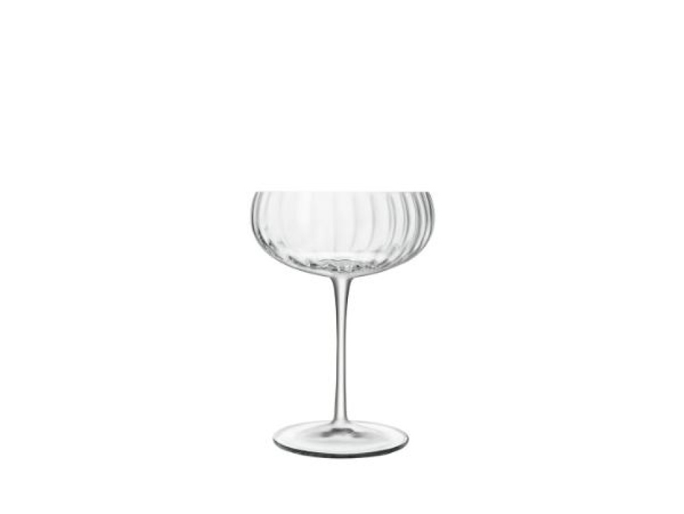 Coupe / Champagne glasses, Optica, 30 cl, 4-pack - Luigi Bormioli