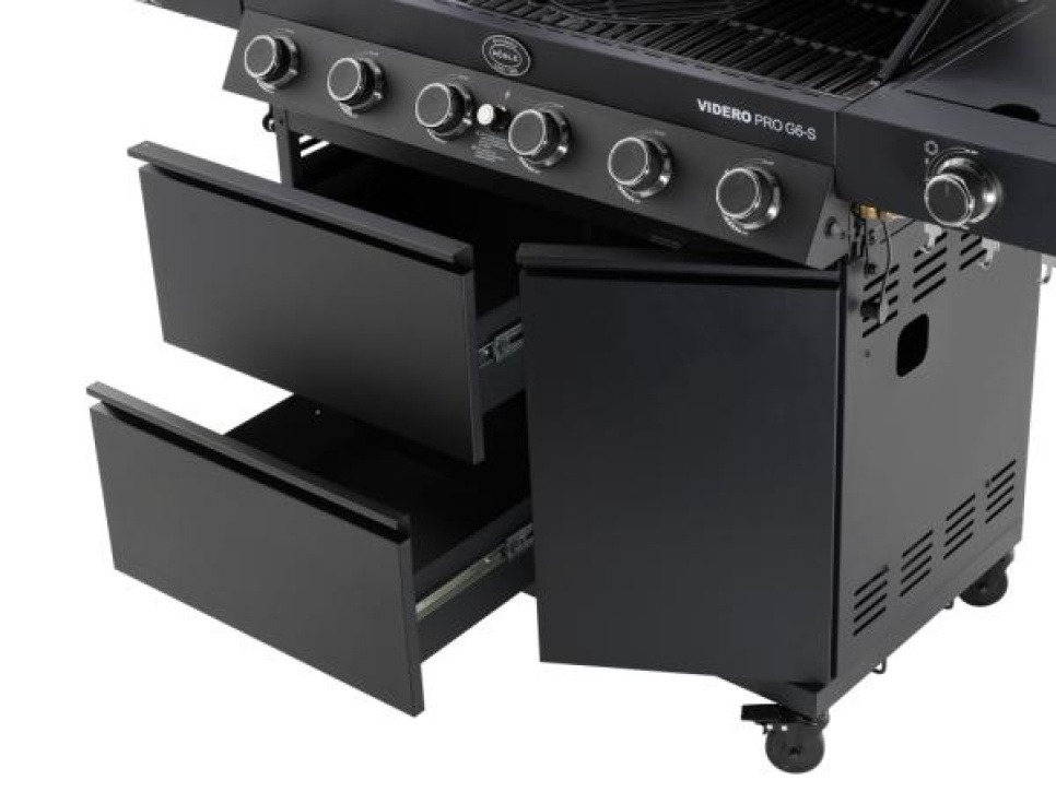 Videro PRO G6-S Vario+ gas grill, 27500 W - Rösle