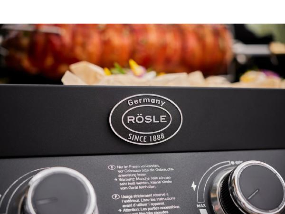 Videro Pro G4-S Vario+ gas grill, 20500 W - Rösle
