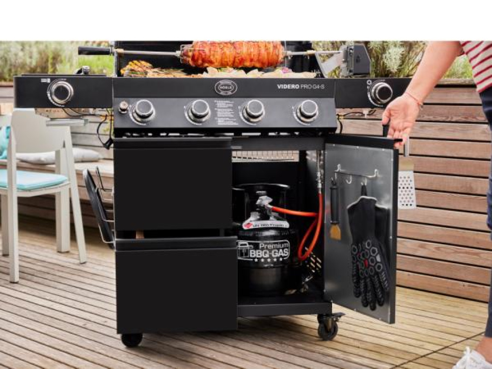 Videro Pro G4-S Vario+ gas grill, 20500 W - Rösle