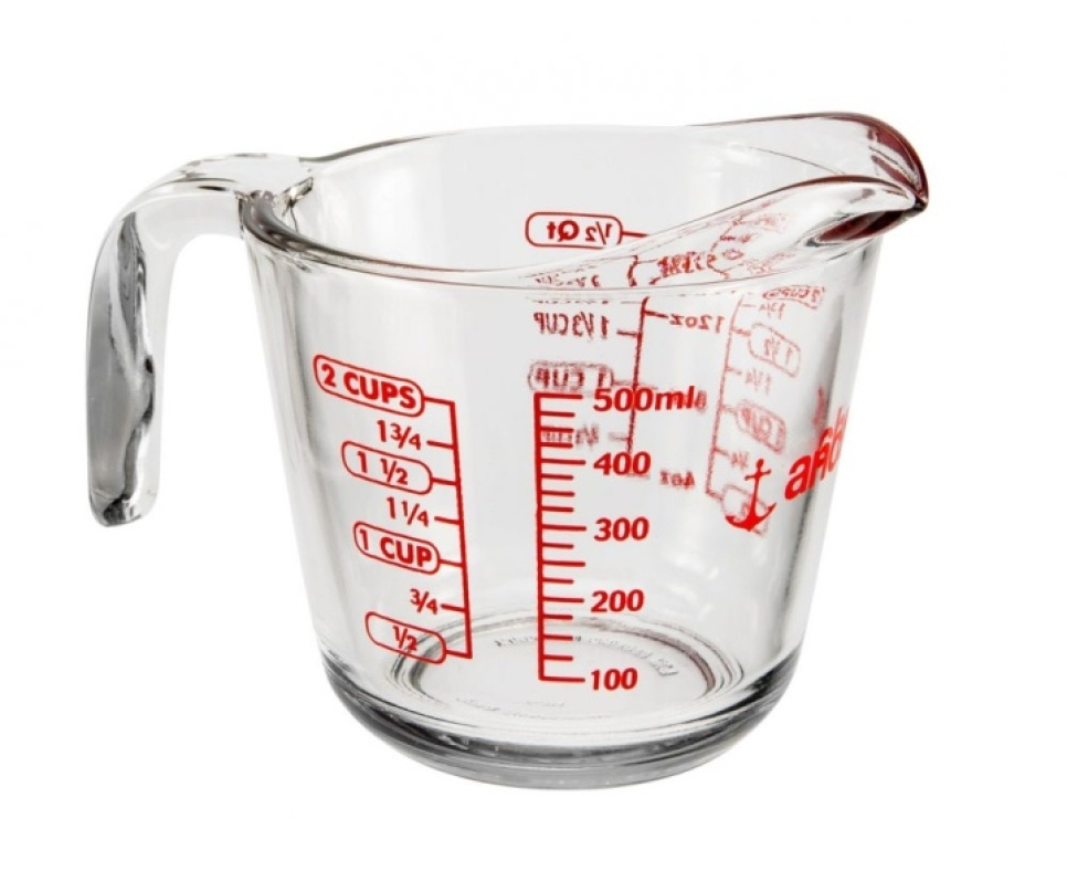 Measuring jug, tempered glass - Anchor in the group Cooking / Gauges & Measures / Volume measure at KitchenLab (1548-25367)