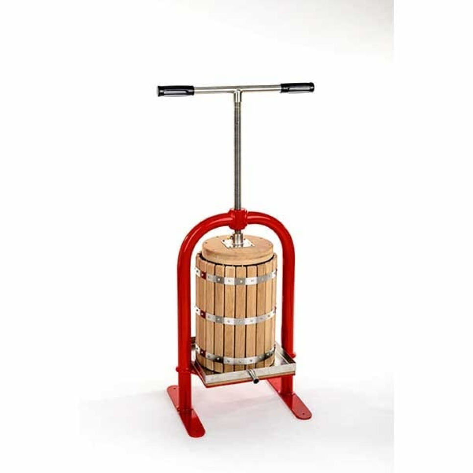 Manual Fruit Press, Oak, 20 L - Apple Press in the group Kitchen appliances / Juicers & Juicing Machines / Fruit presses at KitchenLab (1557-24567)