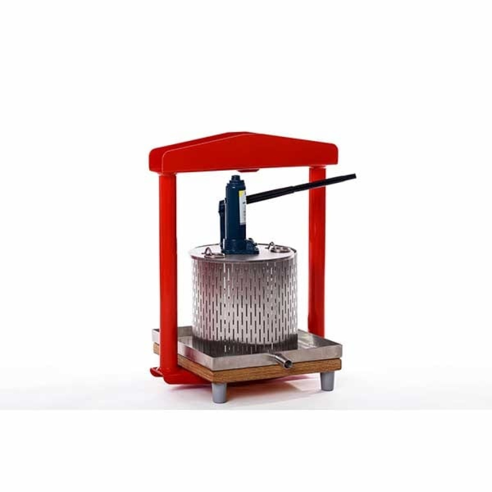 Hydraulic Fruit Press, Stainless Steel, 12 L - Apple Press in the group Kitchen appliances / Juicers & Juicing Machines / Fruit presses at KitchenLab (1557-24570)