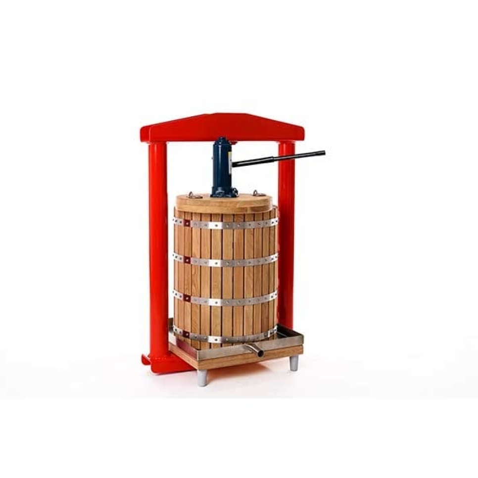 Hydraulic Fruit Press, Oak, 50 L - Apple Press in the group Kitchen appliances / Juicers & Juicing Machines / Fruit presses at KitchenLab (1557-24573)