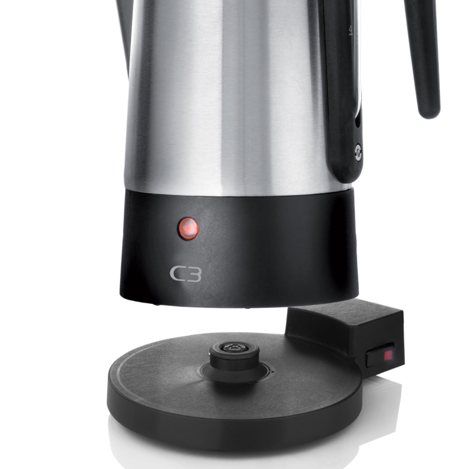 Percolator, Brushed Stainless Steel, 10 Cups – C3