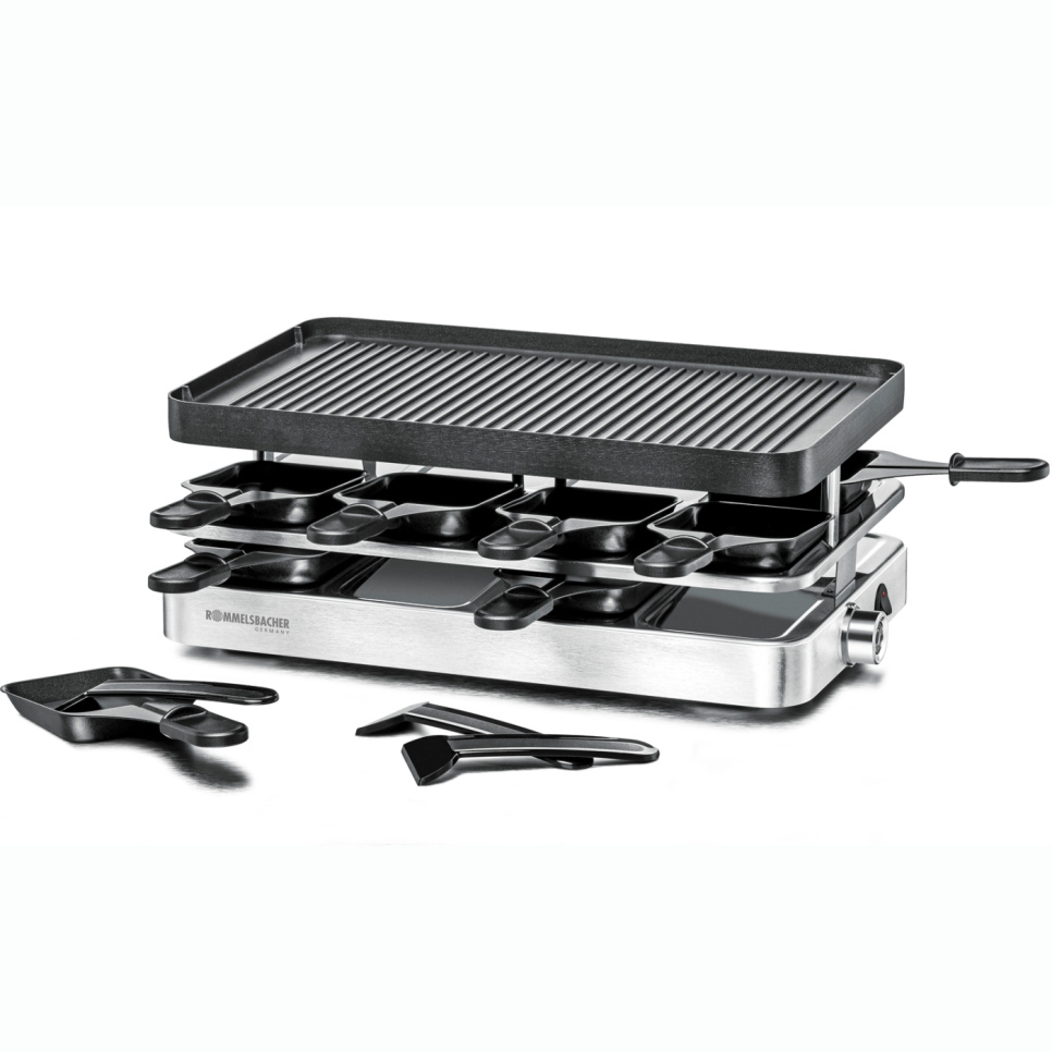 Raclettegrill, 37 x 23cm - Rommelsbacher in the group Kitchen appliances / Other kitchen appliances / Other kitchen appliances at KitchenLab (1576-31139)