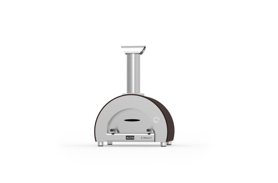 5 minute, wood-fired pizza oven, copper-coloured - Alfa Forni
