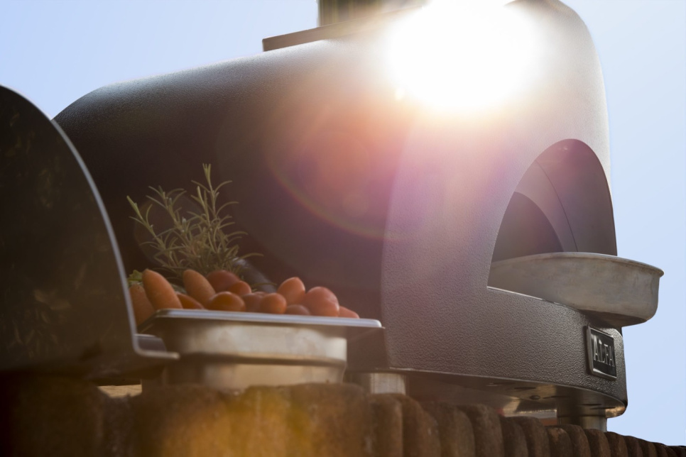 Pizzaofen Nano, Gasbefeuert, kupferfarben - Alfa Forni