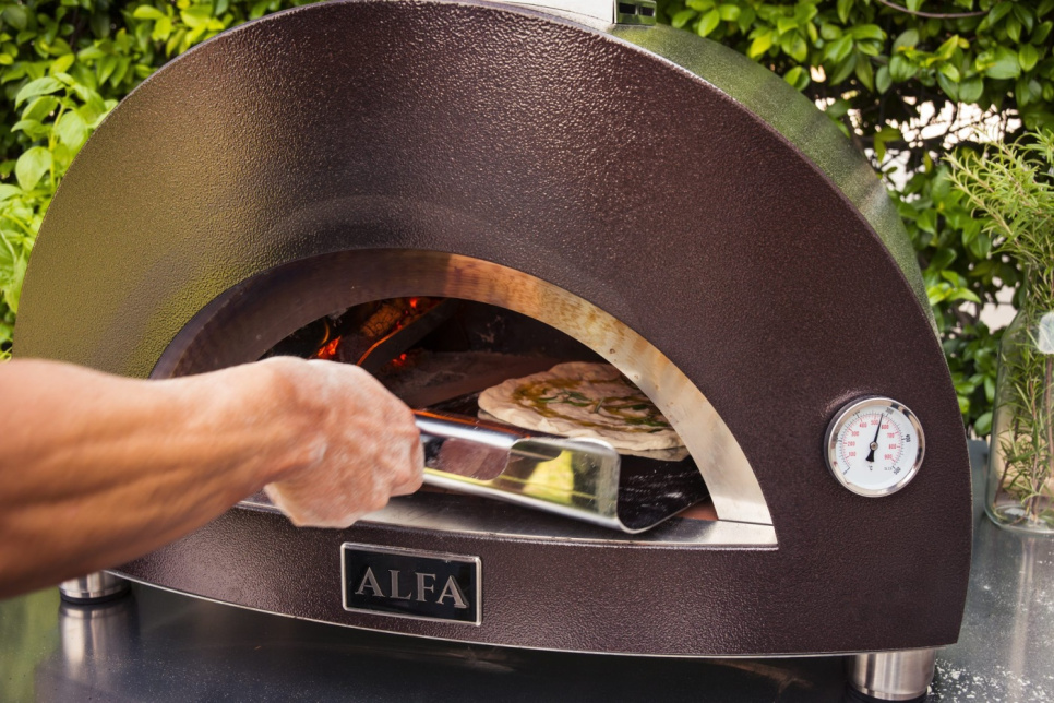 Pizza oven Nano, Wood-fired, Copper Coloured - Alfa Forni