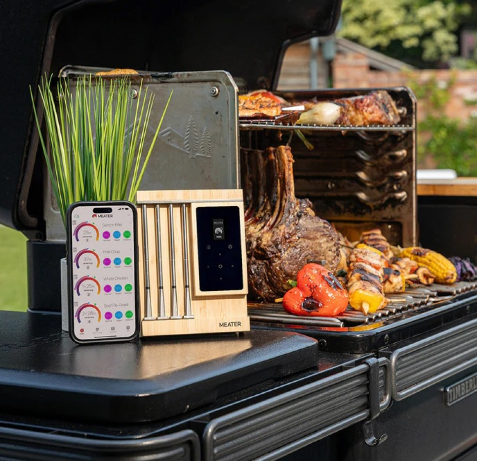 Wireless Barbecue thermometer with 4 probes, Meater Pro XL