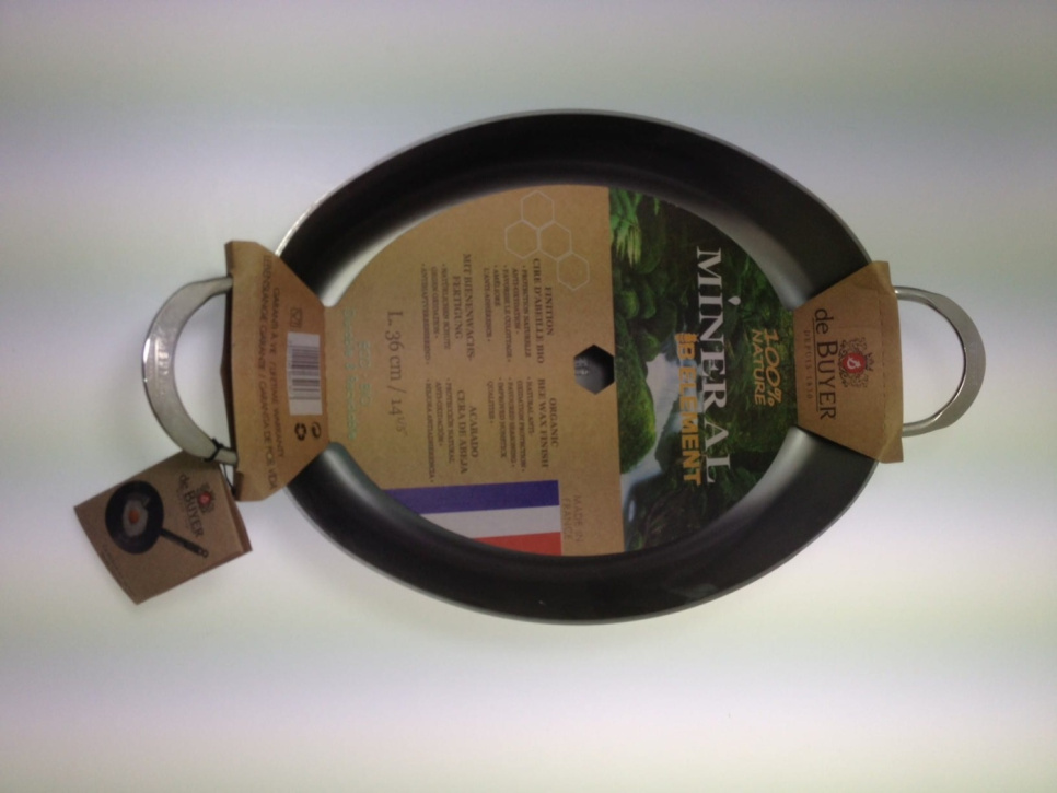 Oval oven pan, de Buyer, 36x26 cm