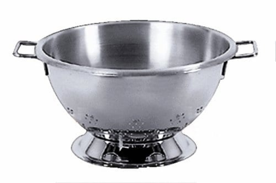 Stainless steel colander on foot, 24 cm in the group Cooking / Sieves and Strainers / Colander at KitchenLab (1602-11787)