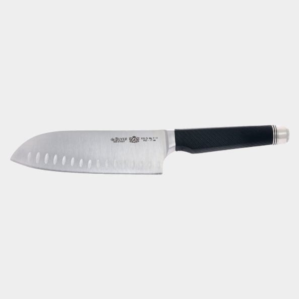 Couteau Santoku, 17 cm - De Buyer dans le groupe Cuisine / Couteaux de cuisine / Couteaux Santoku l\'adresse The Kitchen Lab (1602-13204)