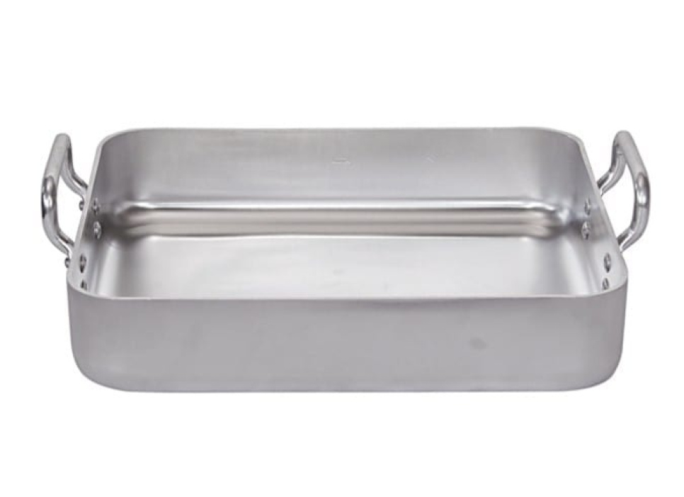 Plat à four en aluminium extra épais (4 mm), 40x32x9 cm - De Buyer dans le groupe Cuisine / Plats de cuisson et produits GastroNorms / Moules pour le four l\'adresse The Kitchen Lab (1602-13221)