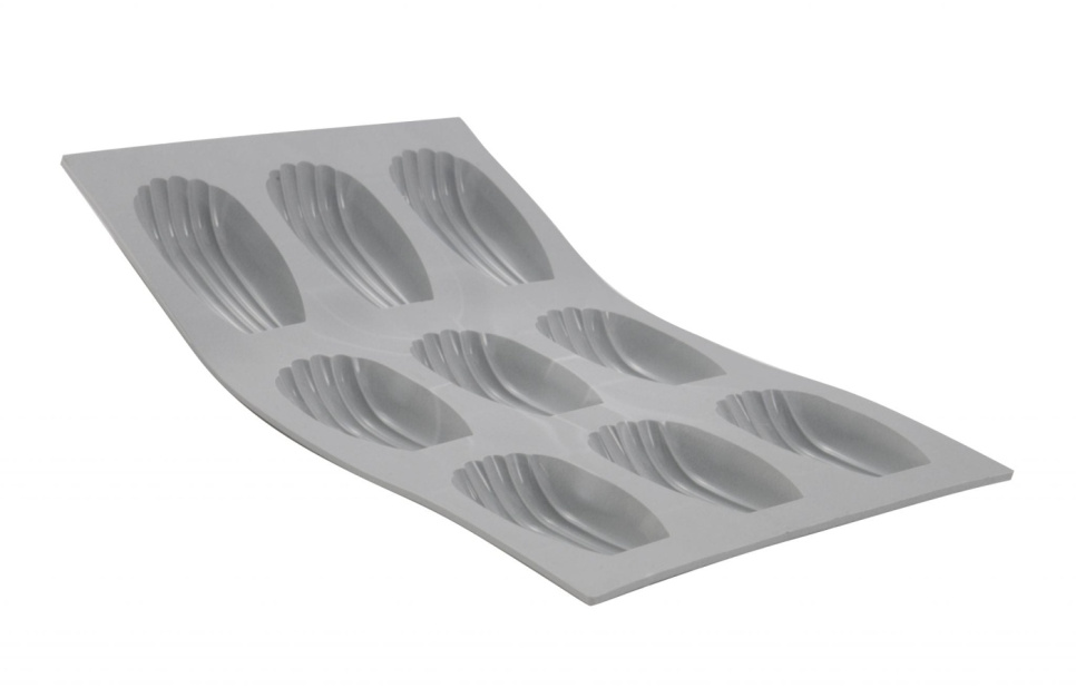 Moule à pâtisserie en silicone, Madeleines - De Buyer dans le groupe Pâtisserie / Moules / Moules en silicone l\'adresse The Kitchen Lab (1602-15438)