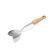 Serving spoon in stainless steel with wooden handle B Bois - De Buyer